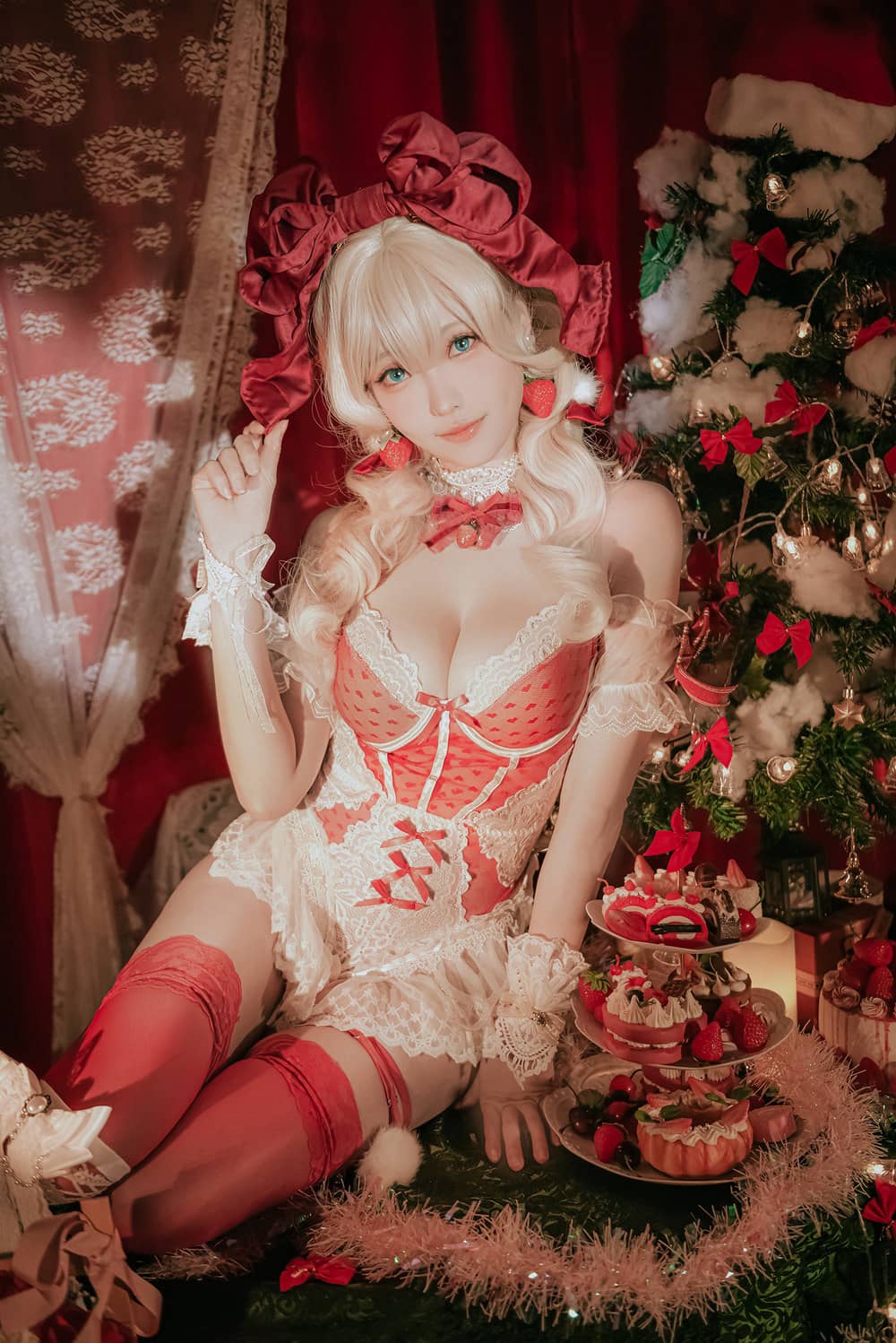 ElyEE子 – 草莓蛋糕少女 [33P89M]-福利岛