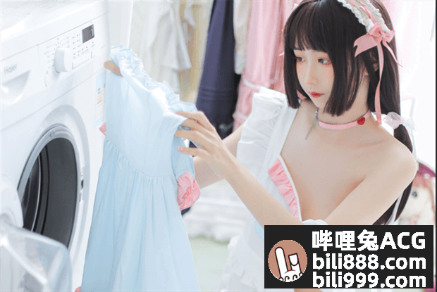 [Cosplay]
金鱼kinngyo-洗衣房の渔网袜小女仆-福利吧