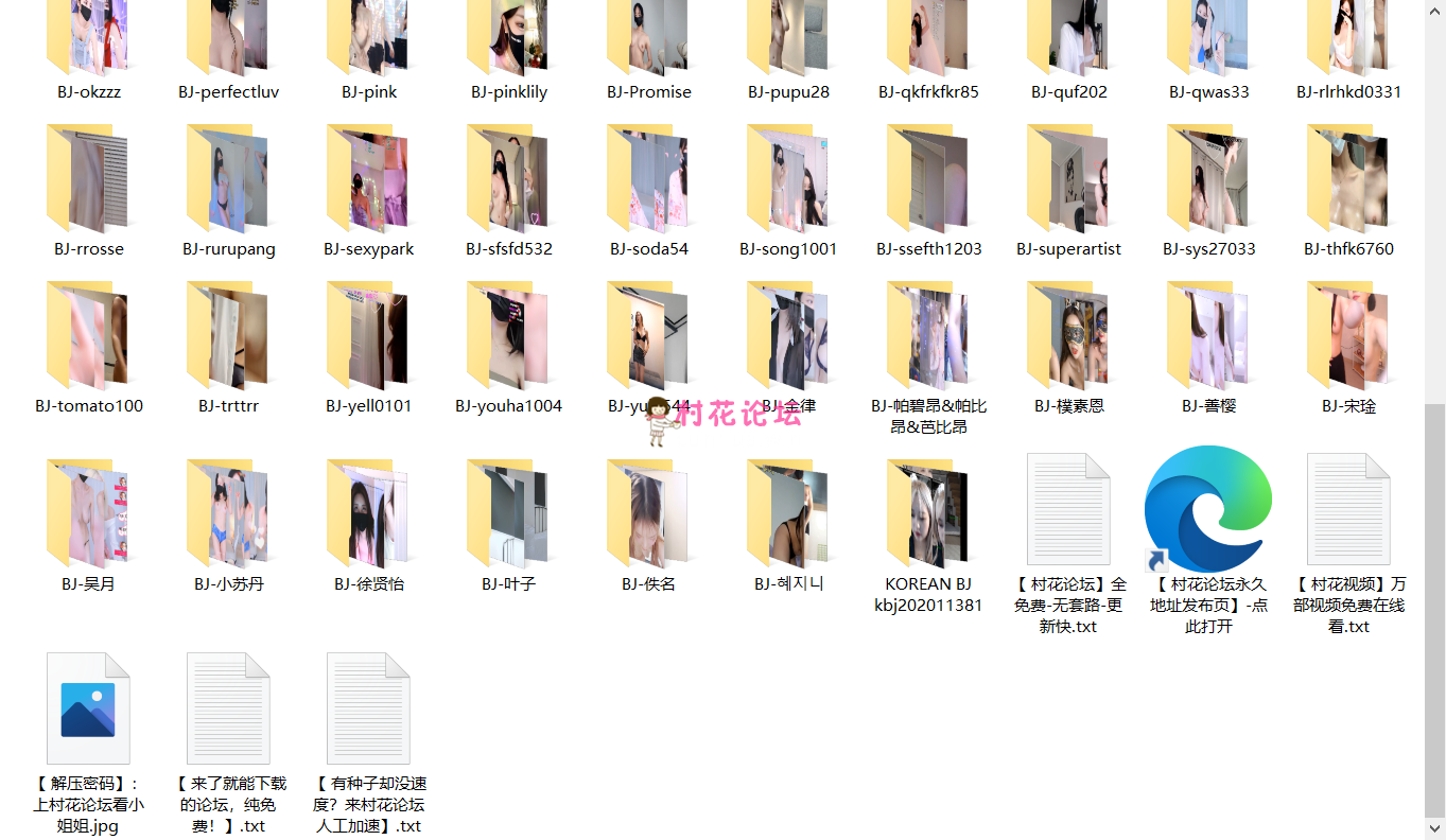 【自行打包】【百度云】韩国BJ资源整合【多V 63.9G】-福利岛