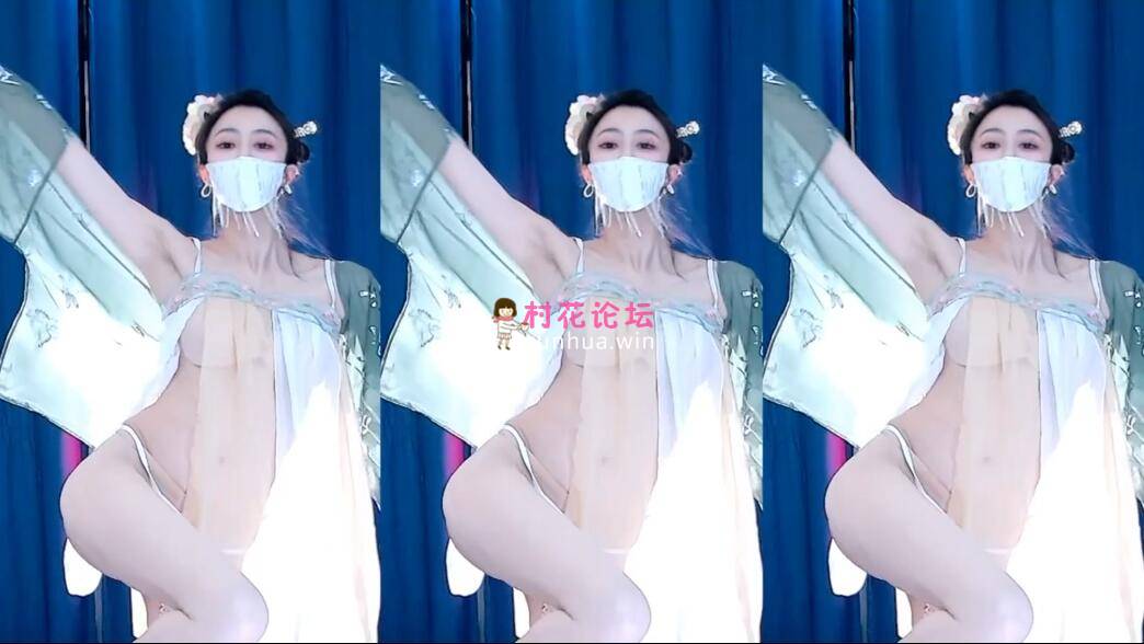 CC丨白妖妖 土豪定制 肉丝开档 丁字骚舞 [2V/565M/百度云]-福利岛