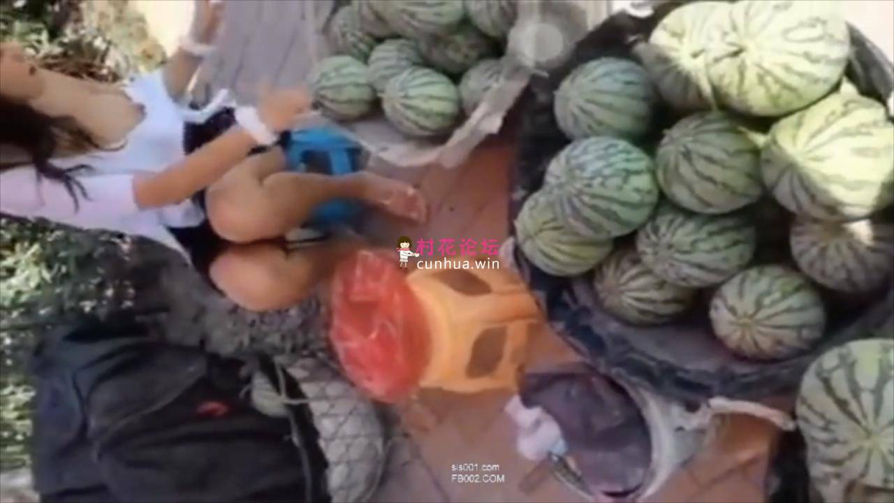 买西瓜遇到一妹子没戴胸罩 , 说这样凉快 , 瓜农还拿个凳子 , 让她品尝 , 吸引了不少人 , 奶子是真大 1V 120M 百度云-福利岛