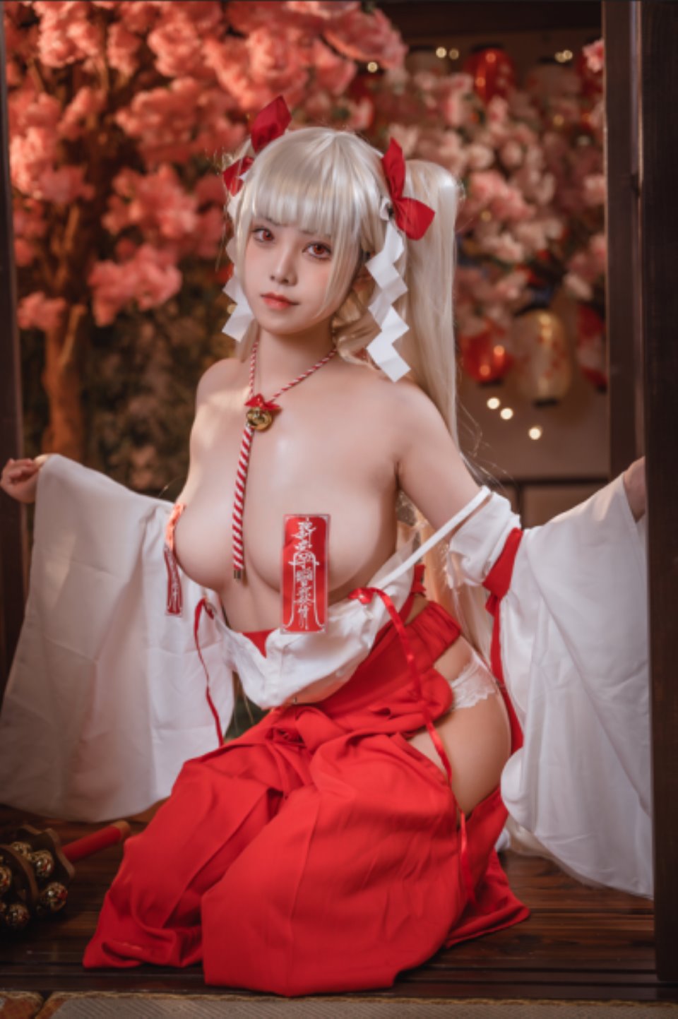 [少妇] [全部套图] 蜜汁猫裘 NO.085 可畏巫女[50P4V-1.96G][百度云]-福利岛