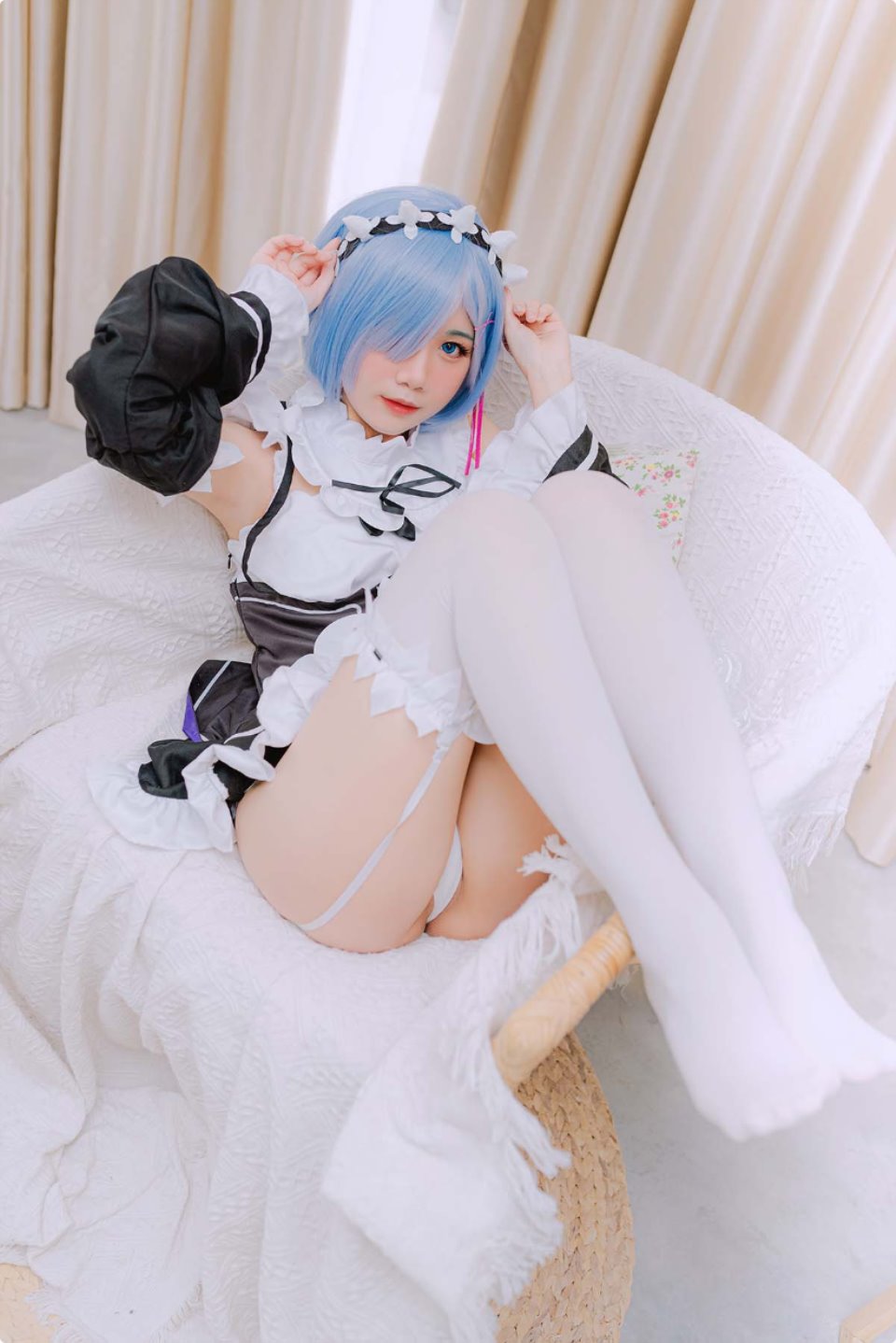 PoppaChan – Rem maid-Re-Zero-福利岛