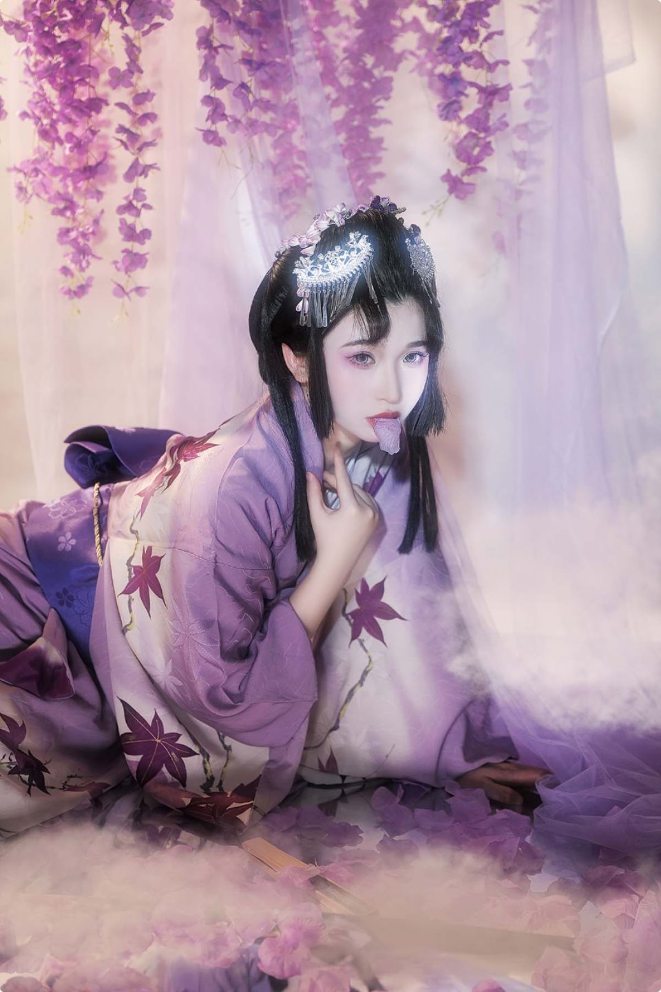 [YITUYU艺图语]2023.07.03 紫藤花妖 猫咪-福利岛