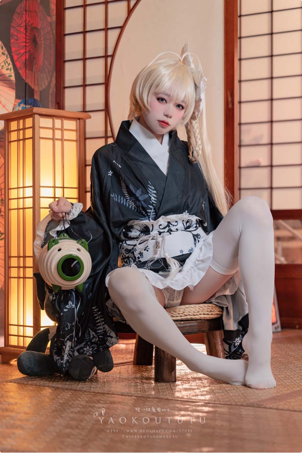咬一口兔娘 – 穹妹浴衣-福利岛