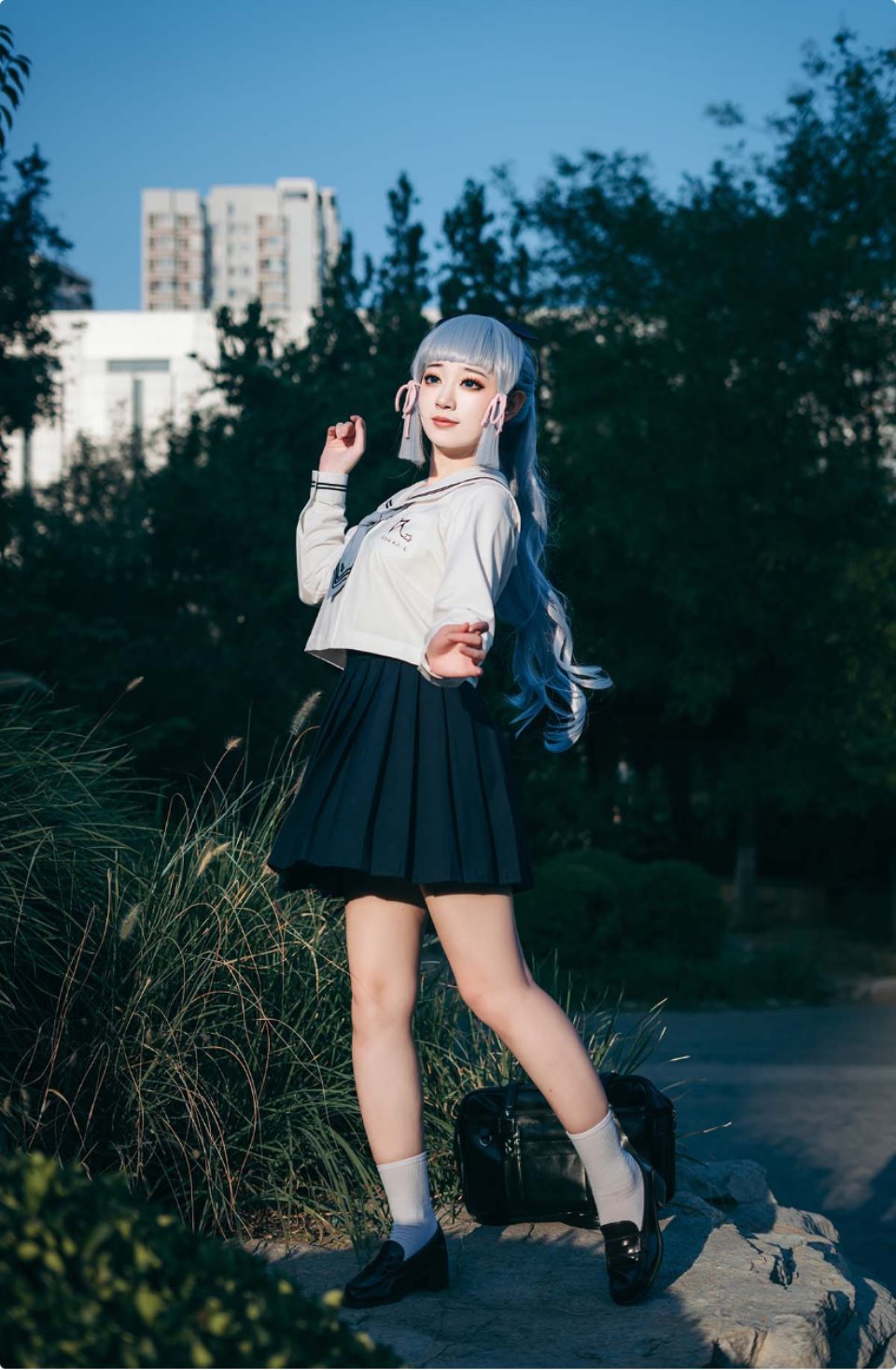 [YITUYU艺图语]2023.07.16 神里绫华JK制服 桃墨公子x-福利岛