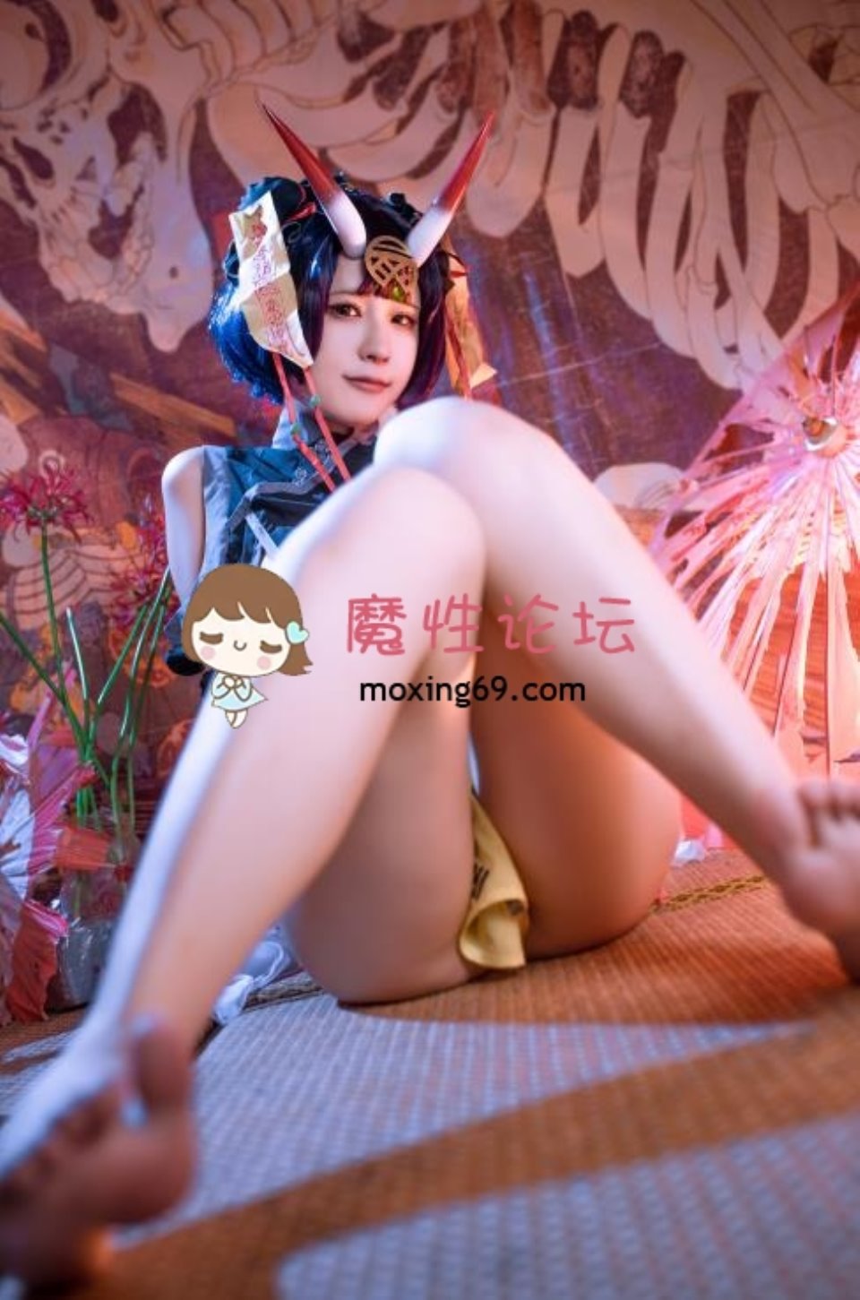 [cosplay] Quan冉有点饿 – 酒吞同人僵尸 47P-555M 【百度云】-福利岛