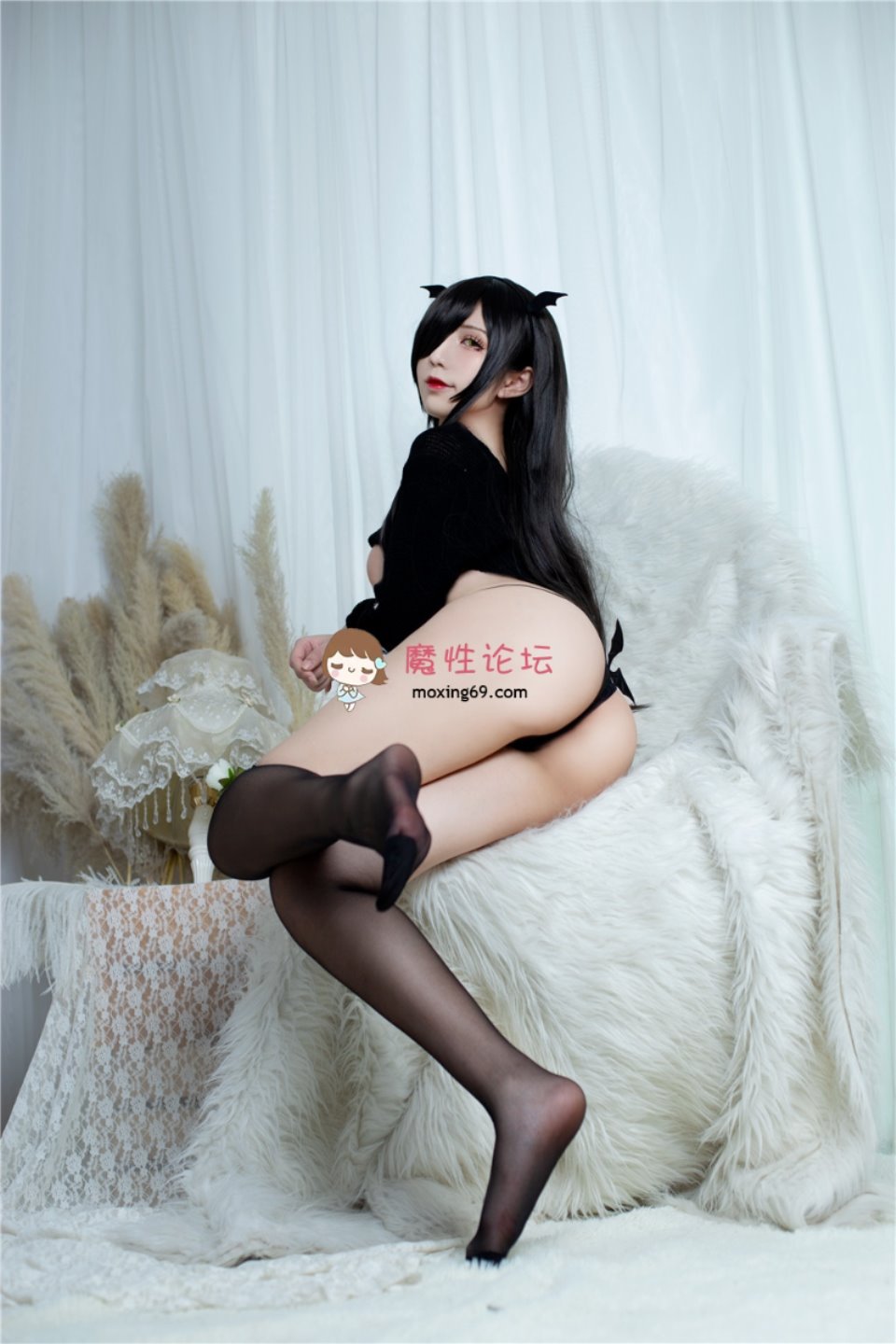 [福利] 九曲Jean – 涩九九小恶魔毛衣 [25P-78M][百度云]-福利岛