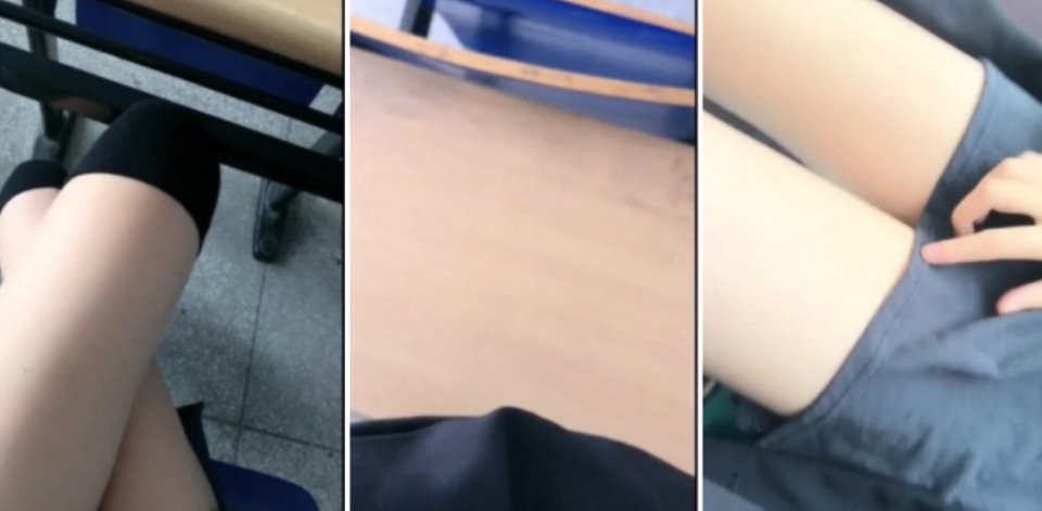校园学生妹偷熘学堂在教室直播,教室还有两位装修的大哥,和网友撩骚放震动棒在淫穴呻吟,受不了跑去厕所吟浪!155M-福利岛