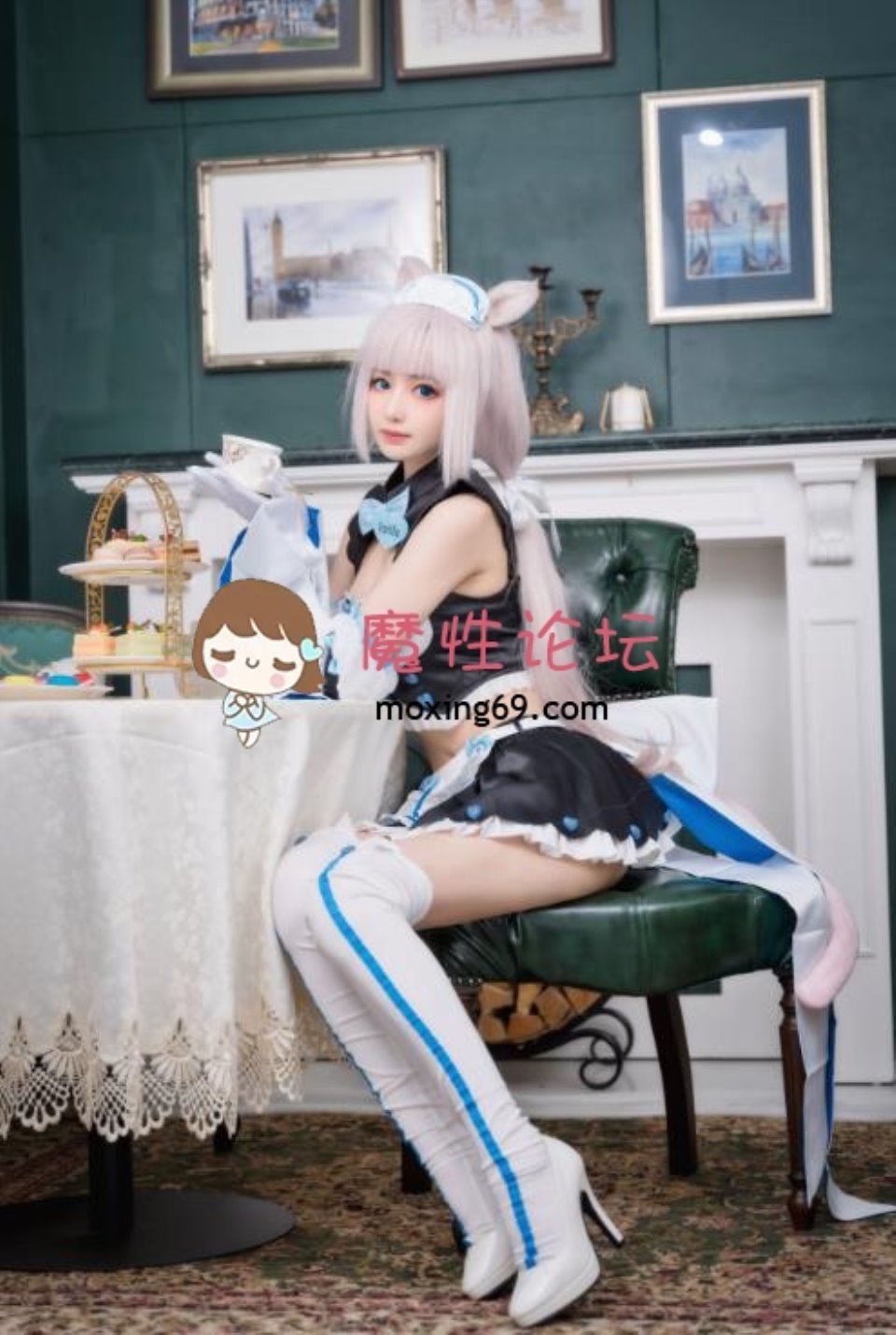 [cosplay] Shika小鹿鹿 – 猫娘 9P-65M 【百度云】-福利岛