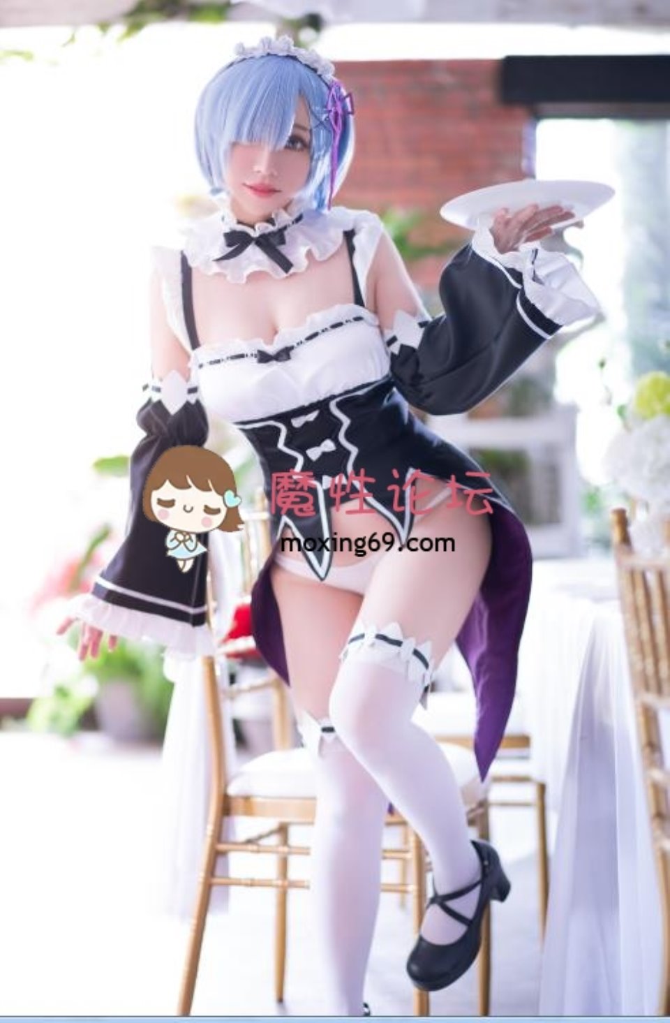 [cosplay] 叫我千寻大人 – 蕾姆Rem 70P-186M 【百度云】-福利岛