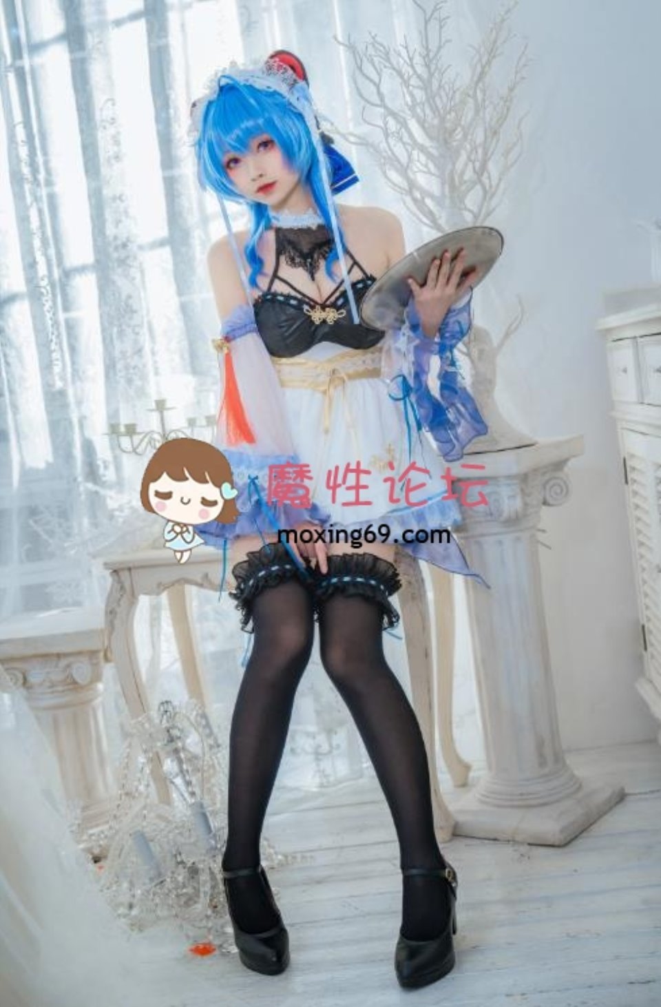 [cosplay] 大大卷卷小卷 – 甘雨女仆 20P-160M 【百度云】-福利岛