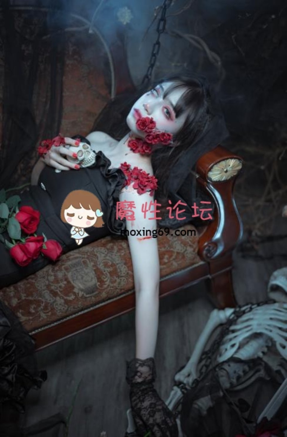 [cosplay] 贰加六 – 暗黑哥特新娘 22P-342M 【百度云】-福利岛