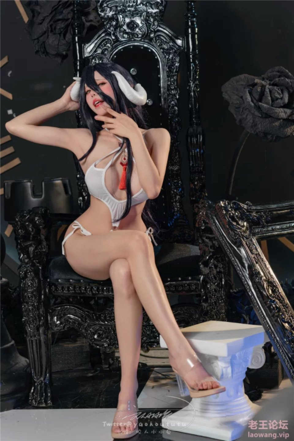 [国产coser] [转载搬运] 咬一口兔娘 – 魅魔之耻 雅儿贝德&Tell me [73P1V+1.37GB][百度盘]-福利岛