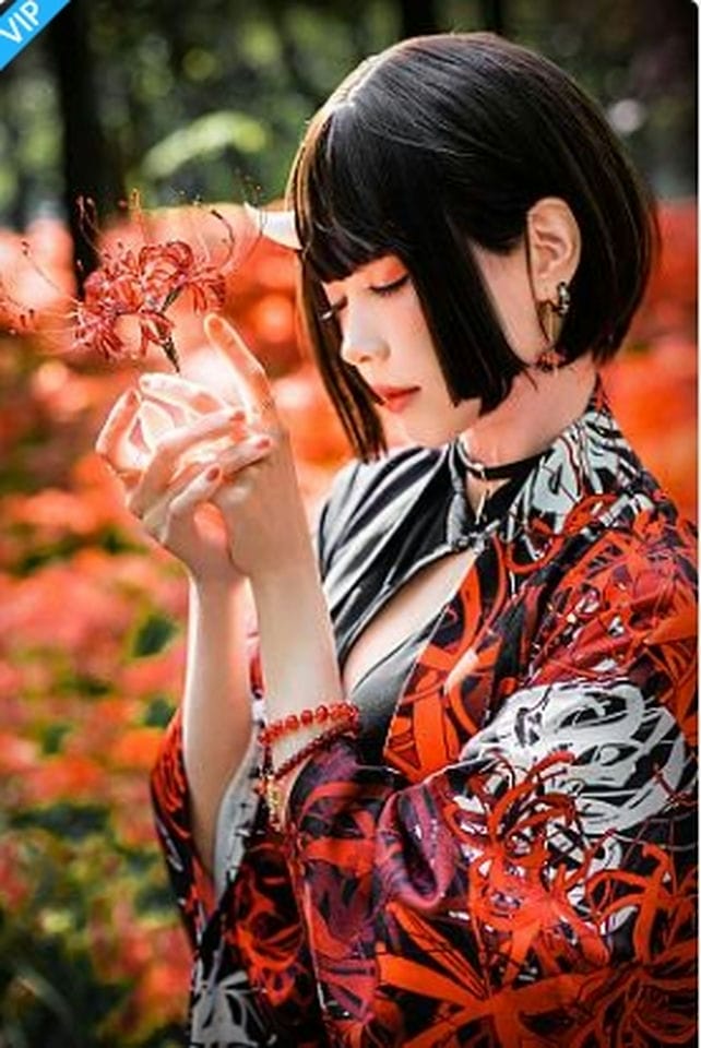 Ely_eee(ElyEE子) – Red Higanbana 殷紅彼岸-福利岛