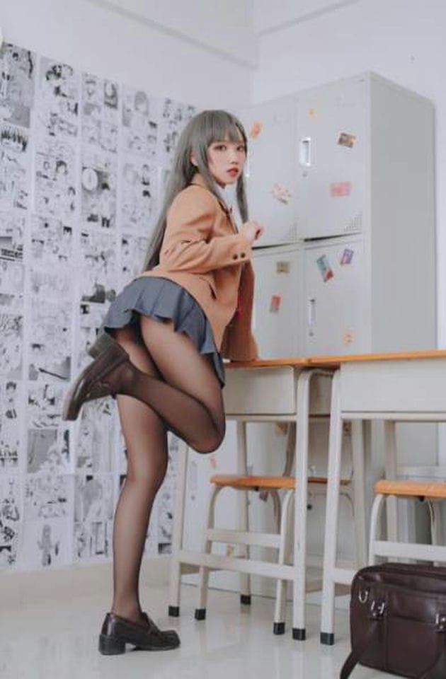 [女大学生] [全部套图] 果咩酱w – 麻衣校服 30P-434M 【百度云】-福利岛