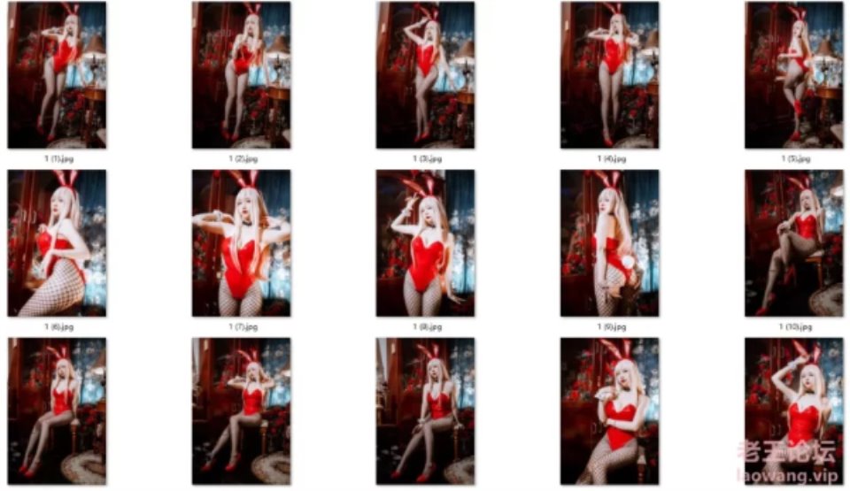 [国产coser] [自行打包] 二佐Nisa 海梦内衣兔女郎 23P+海梦兔女郎41P [23P+41P+1G][百度盘]-福利岛