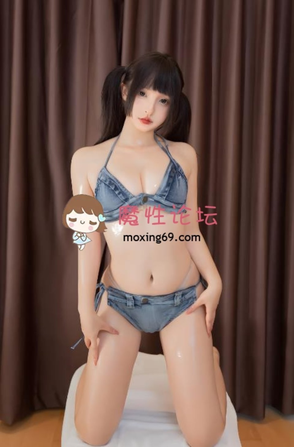 [福利] 神楽坂真冬 – 比基尼牛仔 75P+2V-570M 【百度云】-福利岛