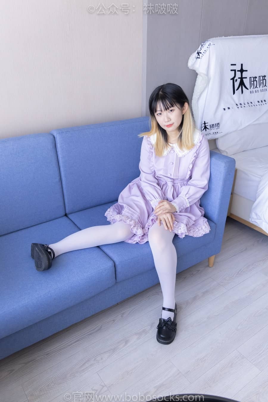 [BoBoSocks袜啵啵] NO.079 砂糖-皮鞋、厚白丝 [140P1V6.88G]-福利岛
