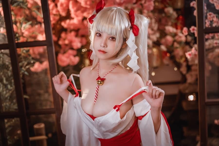 蜜汁猫裘 NO.079 可畏巫女 [50P4V1.96G]-福利岛