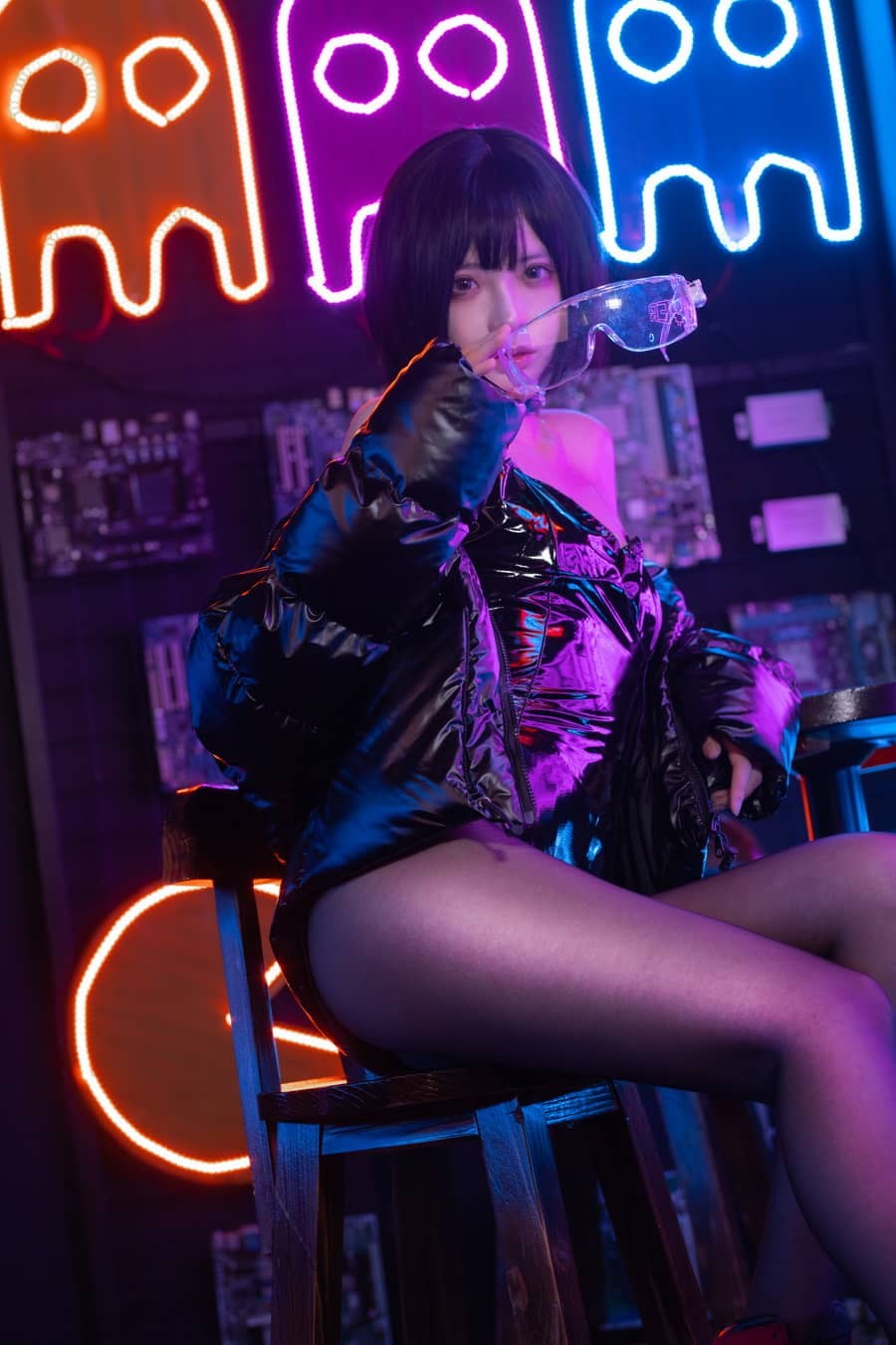 [疯猫ss] 赛博少女 [40P812M]-福利岛