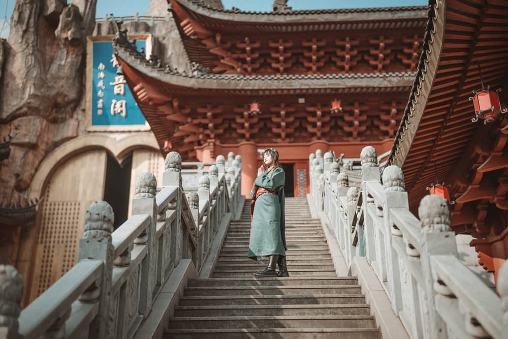兔子Zzz不吃胡萝卜 – 东林祈福 [21P126M]-福利岛