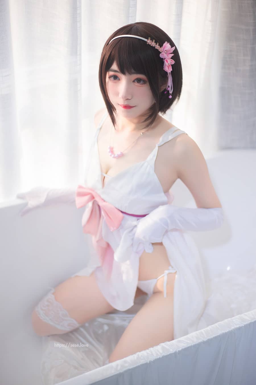 宮本桜 – 雷姆浴室 [25P245M]-福利岛