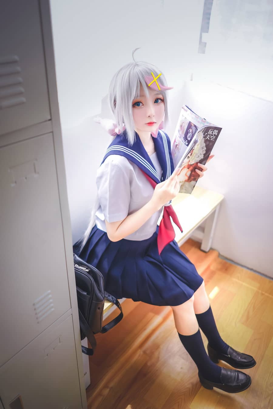 嶋葵 – 库巴姬校服 [23P165M]-福利岛