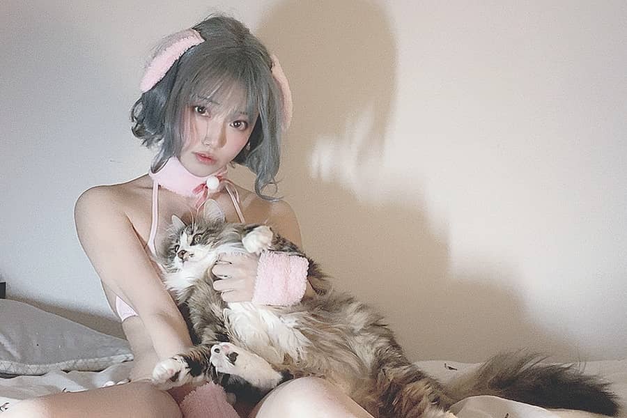 切切celia NO.004 兔子内衣 [22P20M]-福利岛