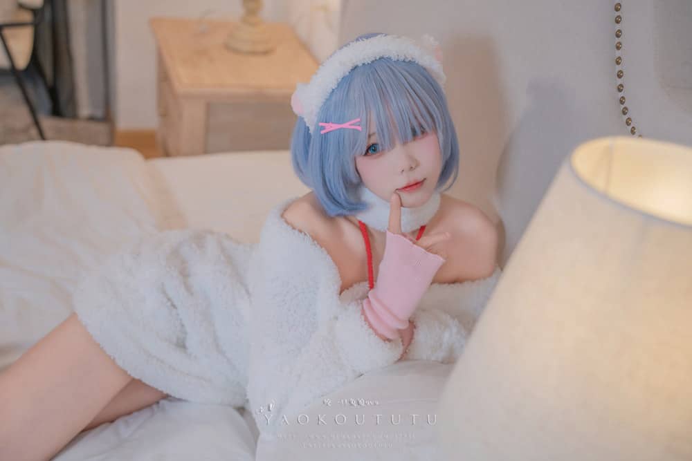 黏黏团子兔 – 蕾姆咩咩 [53P570M]-福利岛