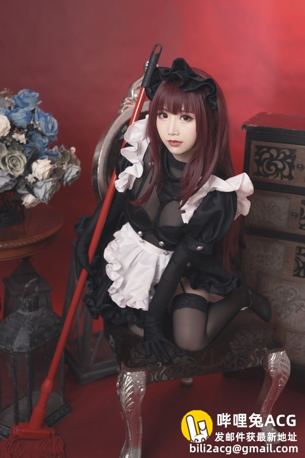 [面饼仙儿] 面饼仙儿 NO.056 斯卡哈女仆 [20P-181MB]-福利吧