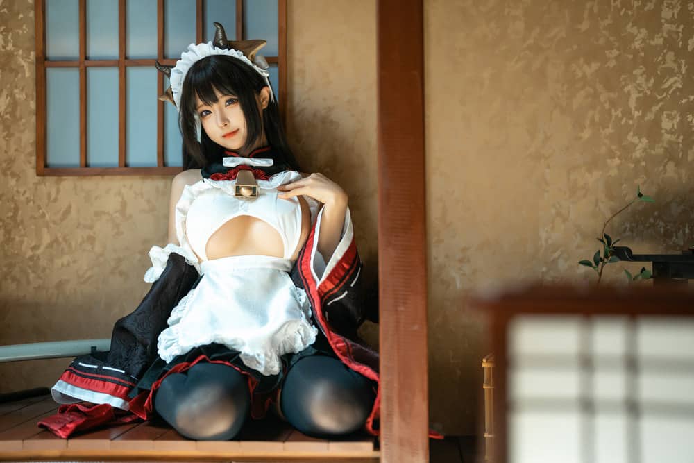 蠢沫沫 – 牛牛女仆 [15P140M]-福利岛
