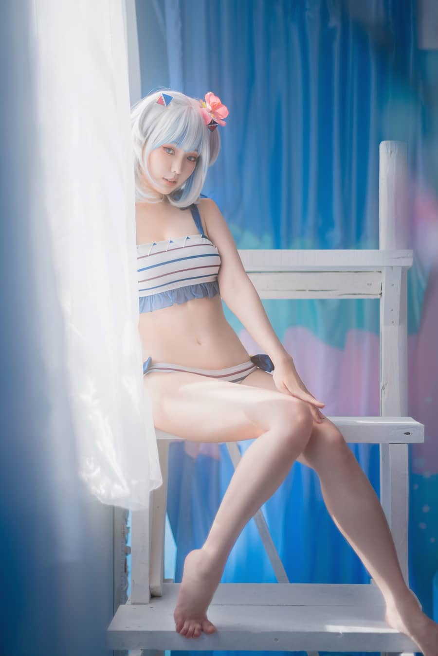 ElyEE子 – Gawr Gura Swimsuit [26P52M]-福利岛