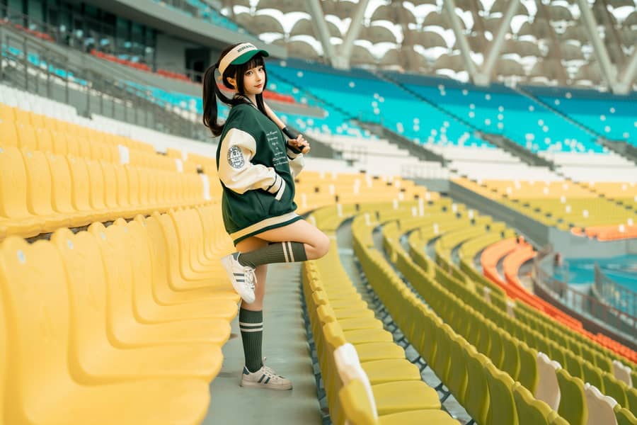 蠢沫沫 – 棒球女孩 [103P726M]-福利岛