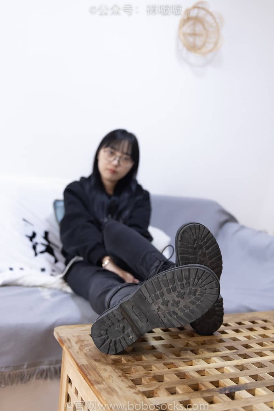 [BoBoSocks袜啵啵] NO.061 稚予-短靴、白棉袜、裸足 [145P1V6.96G]