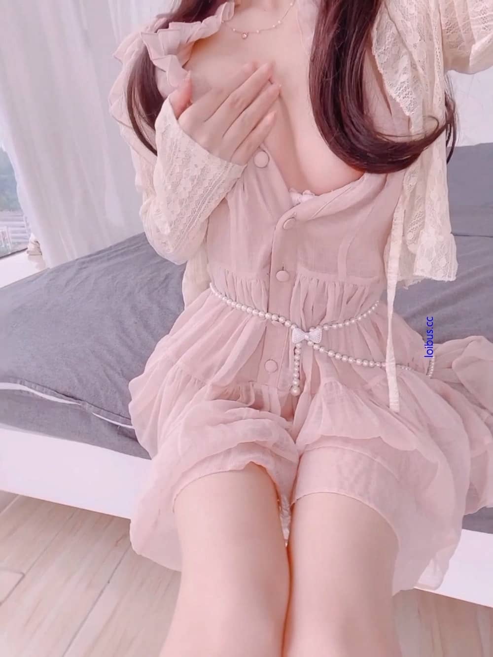 乐摄图芋圆呀呀 - 粉色连衣裙 [1V858M]预览图1