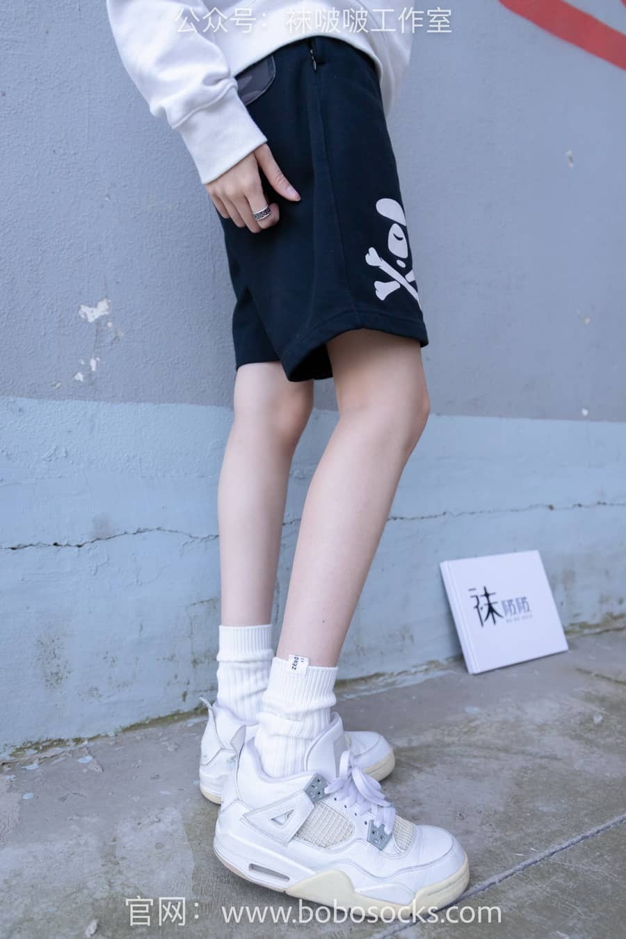 [BoBoSocks袜啵啵] NO.103 稚予-AJ篮球鞋、白棉袜、裸足 [134P1V2.51G]-福利岛