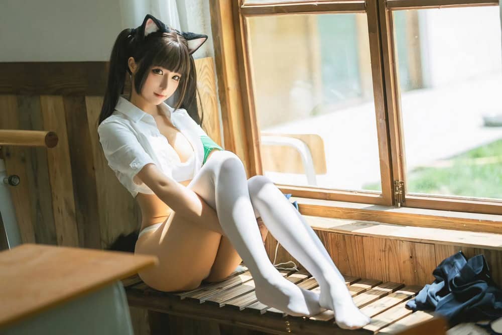 蠢沫沫 – 关于我学妹是个猫娘这件事 [22P244M]-福利岛