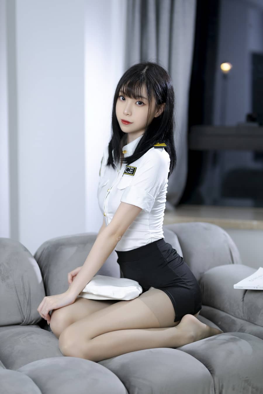 许岚 – NO.08 灰丝制服 [40P341M]-福利岛