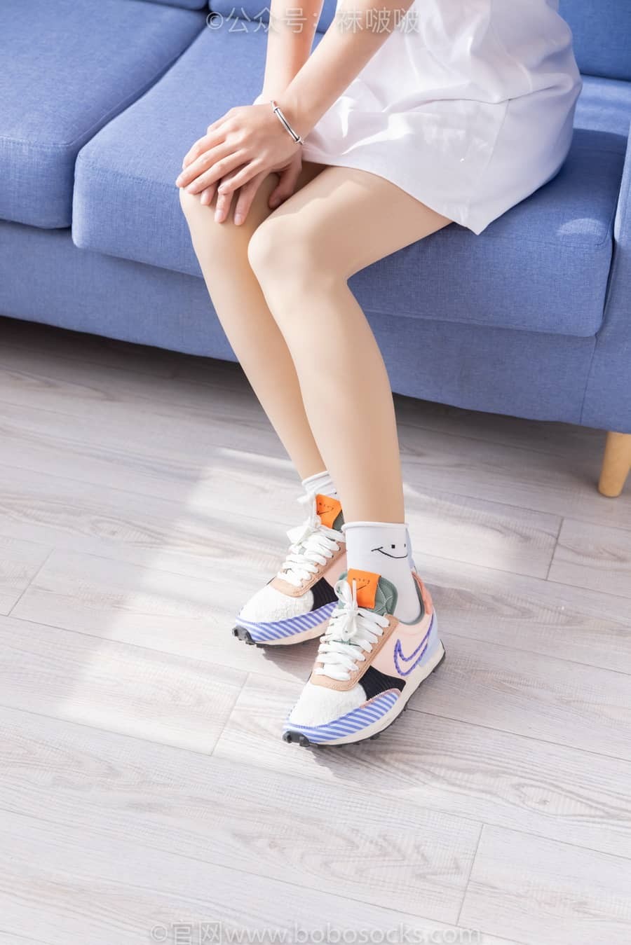 [BoBoSocks袜啵啵] NO.062 涵涵-运动鞋、白棉袜、厚肉丝 [145P1V6.63G]-福利岛