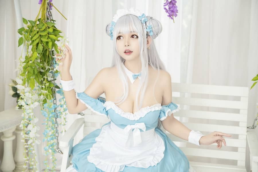 黑猫猫-碧蓝航线 小天鹅 [16P100M]-福利岛