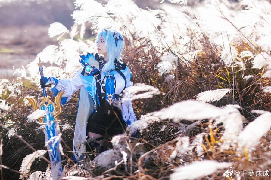 千葉球球 – 优菈 [16P130M]-福利岛