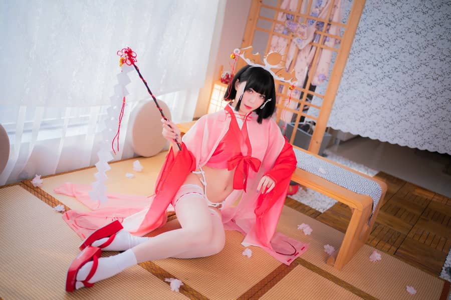 Money冷冷 – 辉夜巫女 [127P1V2G]-福利岛