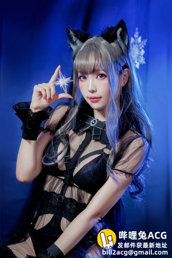 [ElyEE子] ElyEE子 – NO.50 灰太狼-黑色透视 [33P/171M]-福利吧