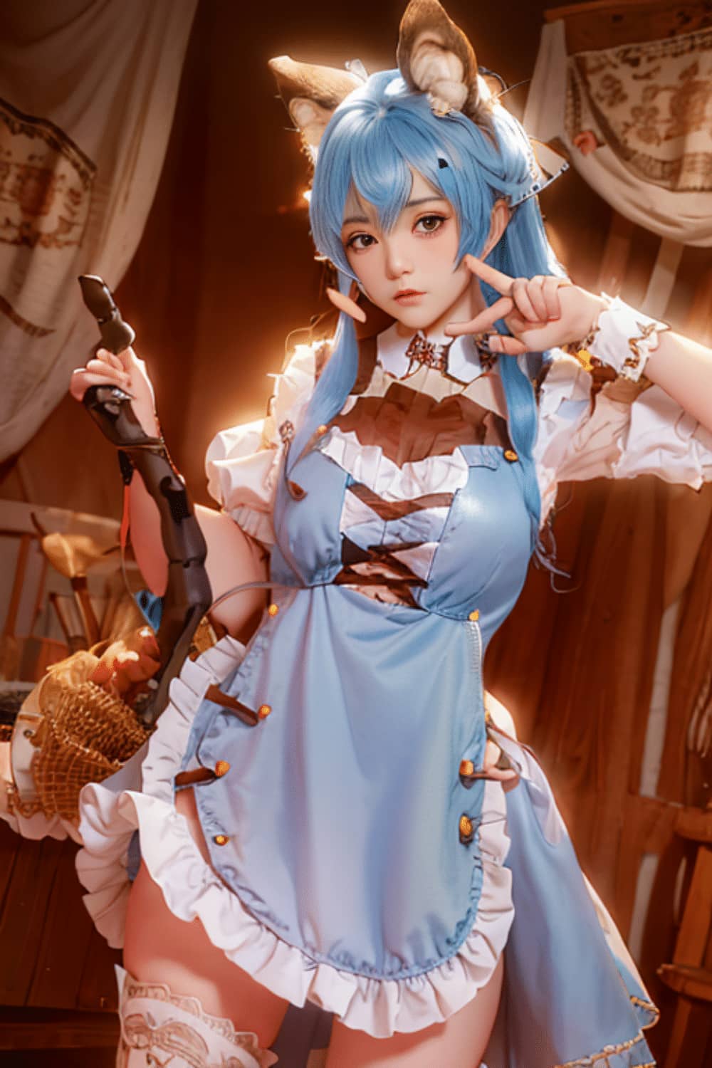 爆机少女喵小吉 – AI 兔子女仆 [140P144M]-福利岛