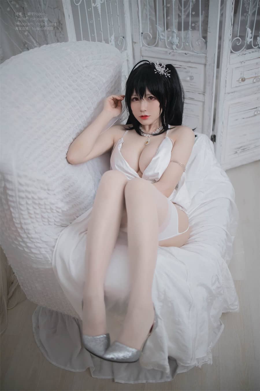 Nyako喵子 – 大凤纯白婚纱 [65P236M]-福利岛