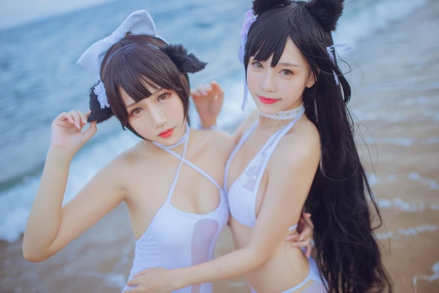 抖娘-利世 – 高雄&愛宕 [41P325M]-福利岛