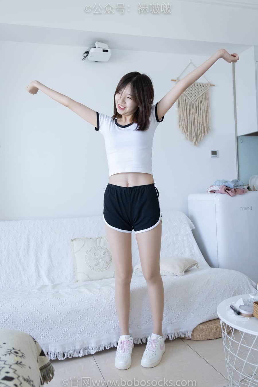 [BoBoSocks袜啵啵] NO.026 小甜豆-体操服、空军一号、白棉袜、肉丝 [149P1V7.91G]