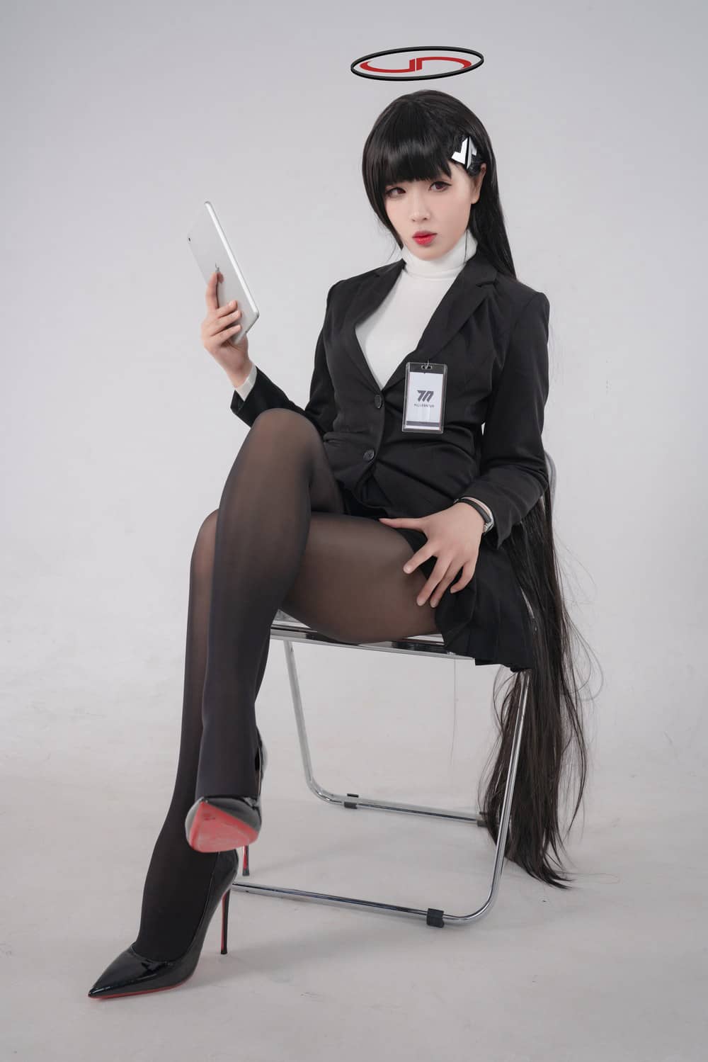 轩萧学姐 – 碧蓝档案 莉音 [85P2V1.42G]-福利岛