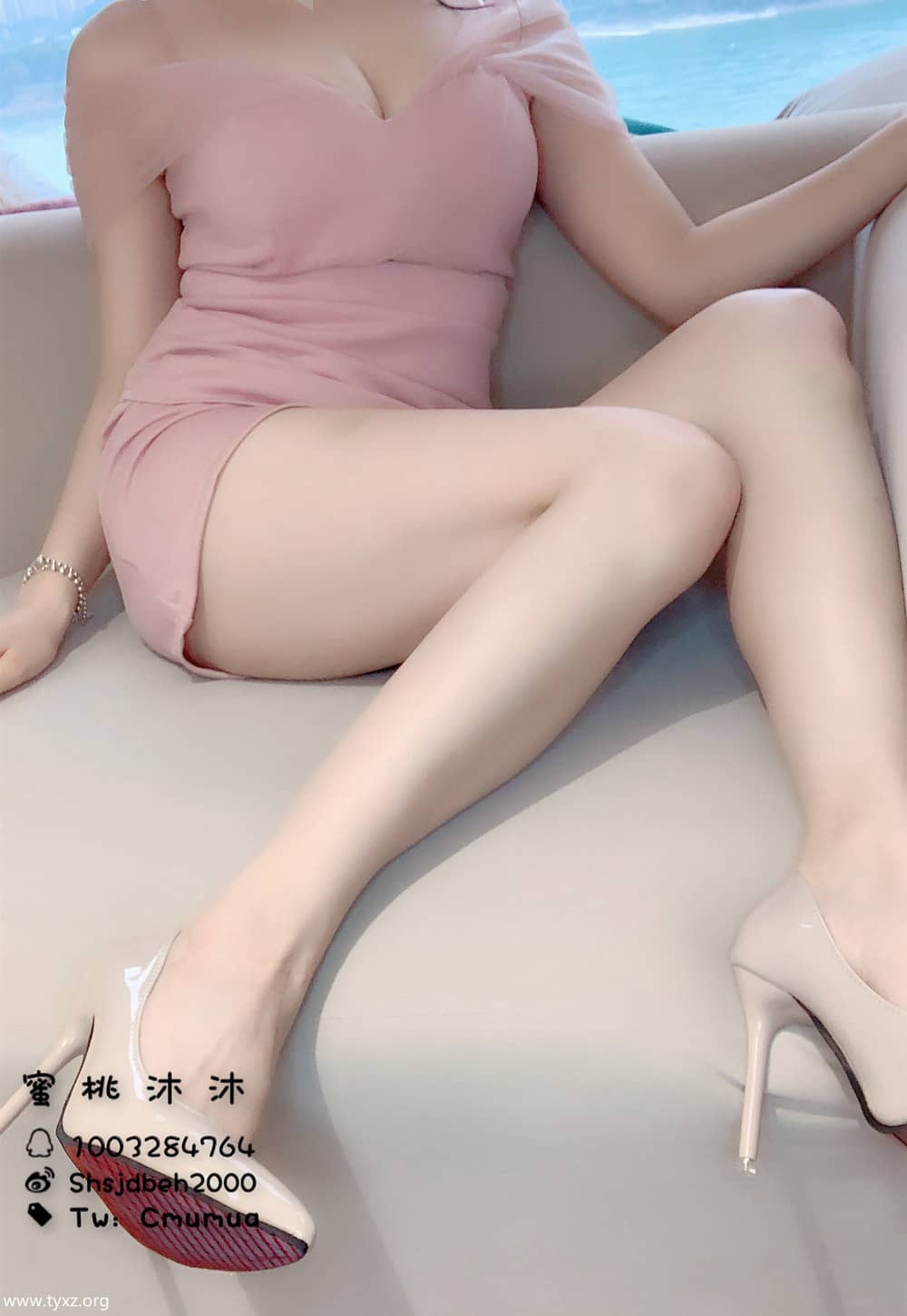 沐沐睡不着 – 粉色包臀裙 [40P1V789M]-福利岛